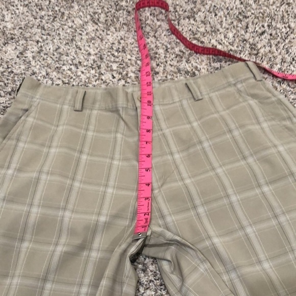 Nike Golf Pants Size 34 34x32 Medium Tan Plaid - Picture 6 of 11